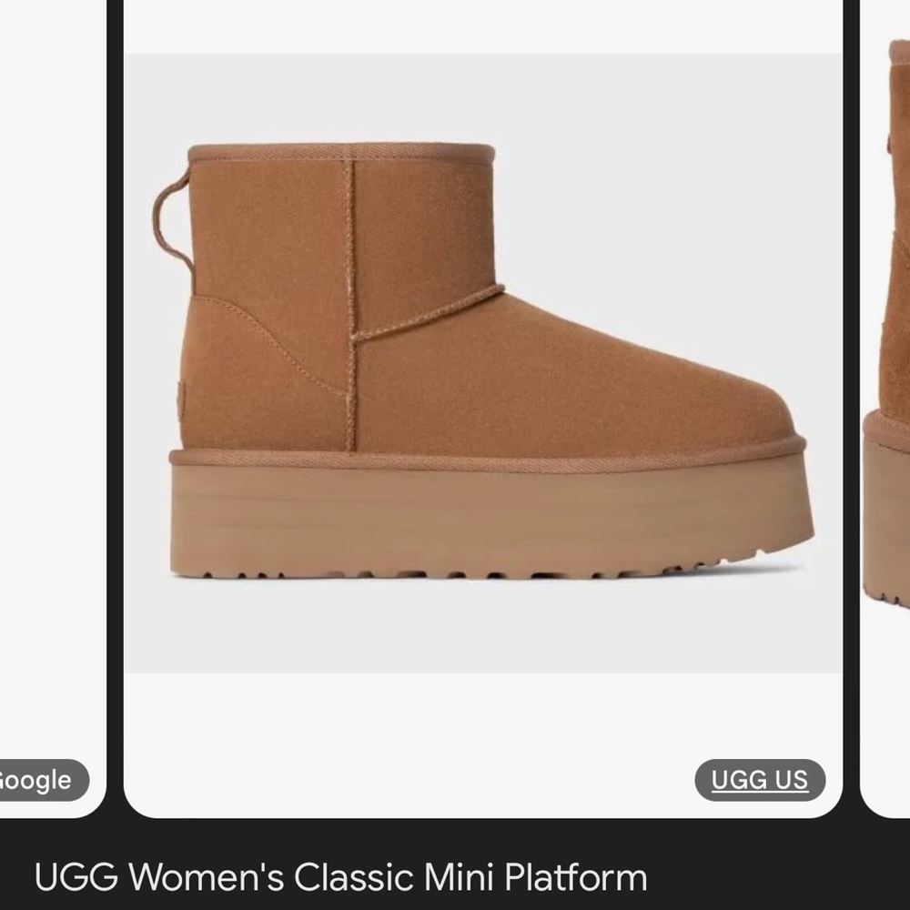 Ugg platform boots